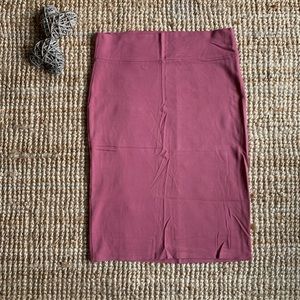 Medium pencil skirt, warm magenta color